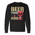 Beer Pong King Alkohol Trinkspiel Beer Pong Langarmshirts Geschenkideen