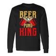 Beer Pong King Alkohol Trinkspiel Beer Pong V2 Langarmshirts Geschenkideen