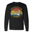Best Beagle Dad Ever Proud Vintage Beagle Puppy Lover Long Sleeve T-Shirt Gifts ideas