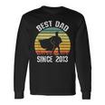 Best Dad Since 2013 Hero Super Father Birthday Retro Vintage Long Sleeve T-Shirt Gifts ideas