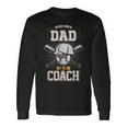 Best Dad Sports Coach Baseball Softball Ball Father Long Sleeve T-Shirt T-Shirt Gifts ideas