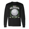Best Grandpa By Par Golf Papa Grandfather Pop Dad Golf Long Sleeve T-Shirt T-Shirt Gifts ideas