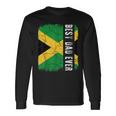 Best Jamaican Dad Ever Jamaica Daddy Fathers Day Long Sleeve T-Shirt Gifts ideas