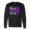 Beste Oma Der Welt Zum Muttertag Lila Blume Langarmshirts Geschenkideen