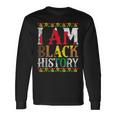 I Am Black History Black History Month & Pride Long Sleeve T-Shirt Gifts ideas