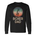 Boxer Dog Vintage Boxer Dad Long Sleeve T-Shirt Gifts ideas