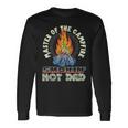 Campfire Master Smoking Hot Dadbod Vintage Distressed Retro Long Sleeve T-Shirt Gifts ideas