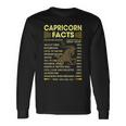 Capricorn Facts Zodiac Capricorn Birthday Long Sleeve T-Shirt T-Shirt Gifts ideas
