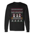 Chillin With My Snowmies Snow Ugly Christmas Sweater Long Sleeve T-Shirt Gifts ideas