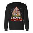 Christmas Cat Meowy Christmas Merry Catmas Christmas Men Women Long Sleeve T-shirt Graphic Print Unisex Gifts ideas