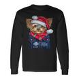 Christmas Yorkie Puppy Named Lola I Keep In My Pocket Long Sleeve T-Shirt Gifts ideas