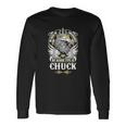Chuck Name In Case Of Emergency My Blood Long Sleeve T-Shirt Gifts ideas