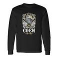 Coen Name In Case Of Emergency My Blood Long Sleeve T-Shirt Gifts ideas