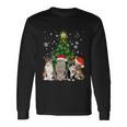Cute Cat Christmas Tree Cat Lover Xmas Cat Mom Long Sleeve T-Shirt Gifts ideas