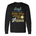 Dad Outer Space 1St Birthday First Trip Around The Sun Baby Long Sleeve T-Shirt Gifts ideas