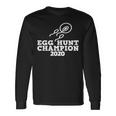 Dad Pregnancy Announcement Egg Hunt Champion 2020 Long Sleeve T-Shirt Gifts ideas