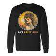 Damen 80S Party Girl Retro Outfit Achtziger Jahre Frauen Langarmshirts Geschenkideen