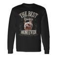 Damen Beste Yorkie Mama Aller Yorkshire Terrier Hund Geschenk Langarmshirts Geschenkideen