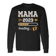 Damen Mama 2023 Loading Zukünftige Mutter 2023 Vintage Langarmshirts Geschenkideen