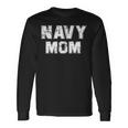 Damen US Navy Proud Mama Original Navy Vintage Mom Langarmshirts Geschenkideen