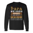 Das Beste Geschenk Papa Tochter Sohn Long Sleeve T-Shirt Geschenkideen