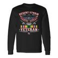 Desert Storm Veteran Pride Persian Gulf War Service Ribbon Long Sleeve T-Shirt Gifts ideas