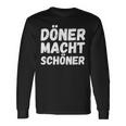 Döner Macht Schöner Kebab Dönerverkäufer Imbiss Langarmshirts Geschenkideen