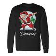 Downes Name Santa Downes Long Sleeve T-Shirt Gifts ideas