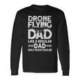 Drone Flying Dad Drone Pilot Vintage Drone Long Sleeve T-Shirt Gifts ideas