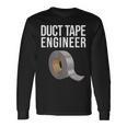 Duct Tape Engineer Heimwerker Lustiges Duct Tape Langarmshirts Geschenkideen