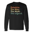 Dziadzia Man Myth Legend Father Dad Uncle Idea Long Sleeve T-Shirt Gifts ideas