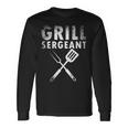 Fathers Day Grill Sergeant Grilling Dad Vintage V2 Long Sleeve T-Shirt Gifts ideas