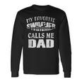 My Favorite Swimmer Calls Me Dad Vintage Swim Pool Long Sleeve T-Shirt Gifts ideas
