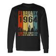 February 1964 59 Years Of Being Awesome Vintage Long Sleeve T-Shirt Gifts ideas
