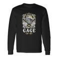 Gage Name In Case Of Emergency My Blood Long Sleeve T-Shirt Gifts ideas
