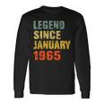 Geschenke Zum 57 Geburtstag Legende Seit Januar 1965 Langarmshirts Geschenkideen