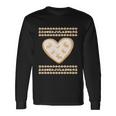 Gingerbread Heart And Deer Cookie Ugly Christmas Sweater Long Sleeve T-Shirt Gifts ideas