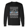 Lets Go Brandon Ugly Christmas Sweater Essential 17 Long Sleeve T-Shirt Gifts ideas