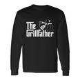 The Grillfather Bbq Grill & Smoker Barbecue Chef Tshirt Long Sleeve T-Shirt Gifts ideas