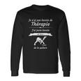 Guitare Besoin De Thérapie Guitariste Long Sleeve T-Shirt Geschenkideen