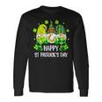 Happy St Patricks Day Irish Shamrock Love Lucky Leaf Long Sleeve T-Shirt Gifts ideas