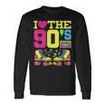 Heart 90S 1990S Fashion Theme Party Outfit Nineties Costume Long Sleeve T-Shirt Gifts ideas