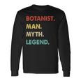 Herren Botaniker Mann Mythos Legende Langarmshirts Geschenkideen