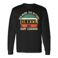 Herren Dart Onkel Dartsspieler Darts Langarmshirts Geschenkideen