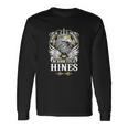 Hines Name In Case Of Emergency My Blood Long Sleeve T-Shirt Gifts ideas