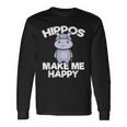 Hippo Hippopotamus Hippo Lovers Cute Baby Hippopotamus Long Sleeve T-Shirt Gifts ideas