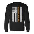 Husband Daddy Welder Hero Usa Flag Fathers Day Long Sleeve T-Shirt Gifts ideas