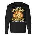 Ich Bin Der Legendäre Pizzabäcker Weltbester Pizzabäcker Langarmshirts Geschenkideen