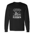 Ich Werde Nicht Aufgeben Mtb Mountainbike Radfahrer Spruch Long Sleeve T-Shirt Geschenkideen