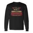 Its A Watt Thing You Wouldnt Understand Watt For Watt Men Women Long Sleeve T-shirt Graphic Print Unisex Gifts ideas